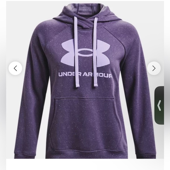 Under armor purple rival hoodie - Picture 1 of 3